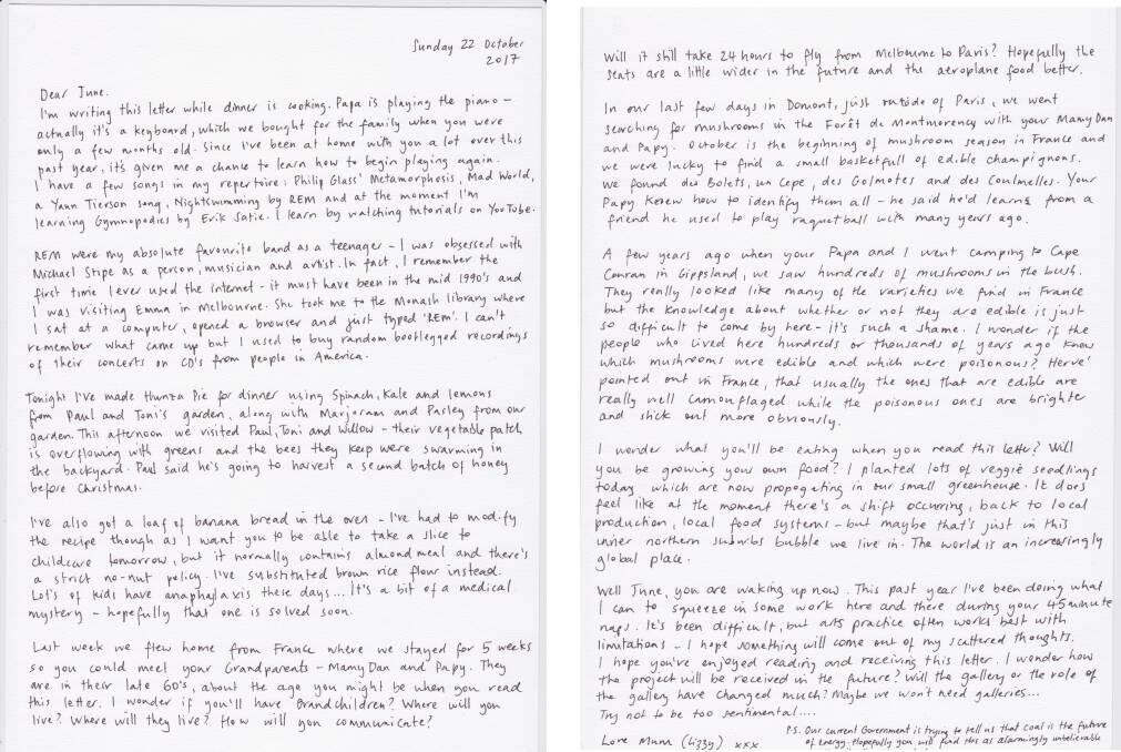 Dear daughter: artist asks parents to pen letters to their grown-up children