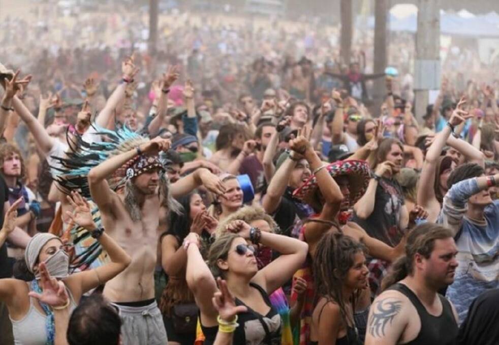 Revellers at an Earthcore festival. Picture: EARTHCORE/INSTAGRAM