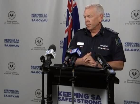 CIRCUIT BREAKER: SA Police commissioner Grant Stevens outlined the new lockdown restrictions for the state.