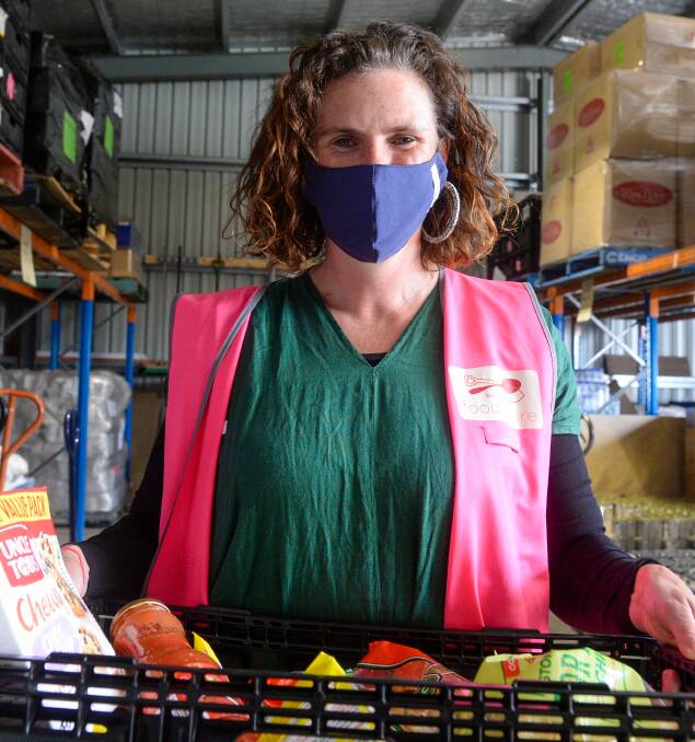 SURGE: Bendigo Foodshare manager Bridget Bentley said there has been an increase in demand for food since the COVID-19 pandemic began. Picture: DARREN HOWE 