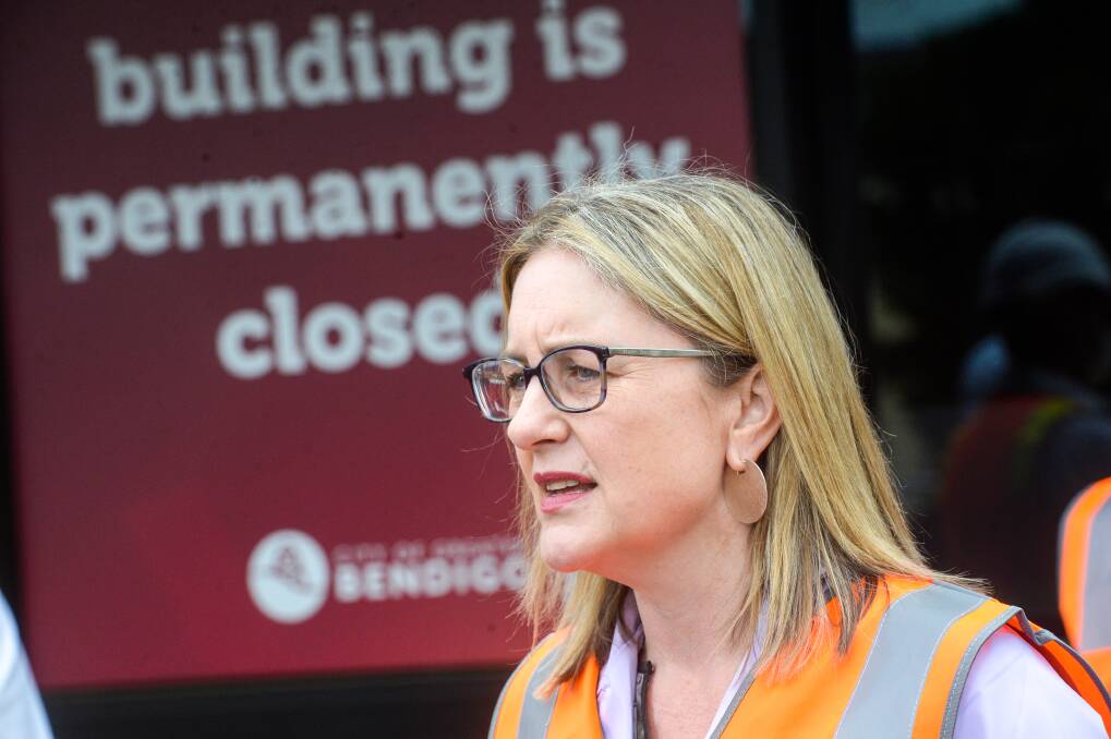 JOBS: Member for Bendigo East Jacinta Allan said 100 jobs would be created as part of the $90 million GovHub construction. Picture: DARREN HOWE