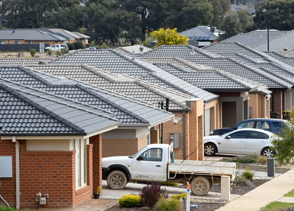 ON THE UP: Regional Victorian property prices rose 5.1 per cent in during September quarter. Picture: NONI HYETT 