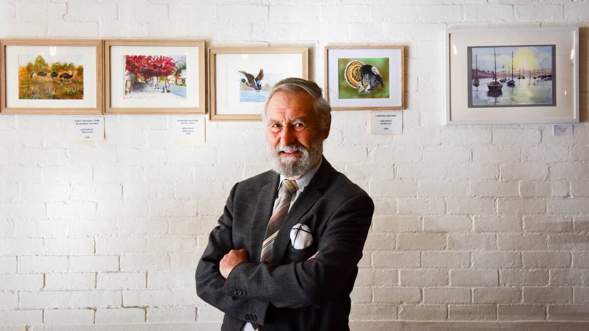 VARIETY: Chris Moule's exhibition, A Brush with Nature, features varied works, including Australian landscape and animals. Picture: BRENDAN MCCARTHY 