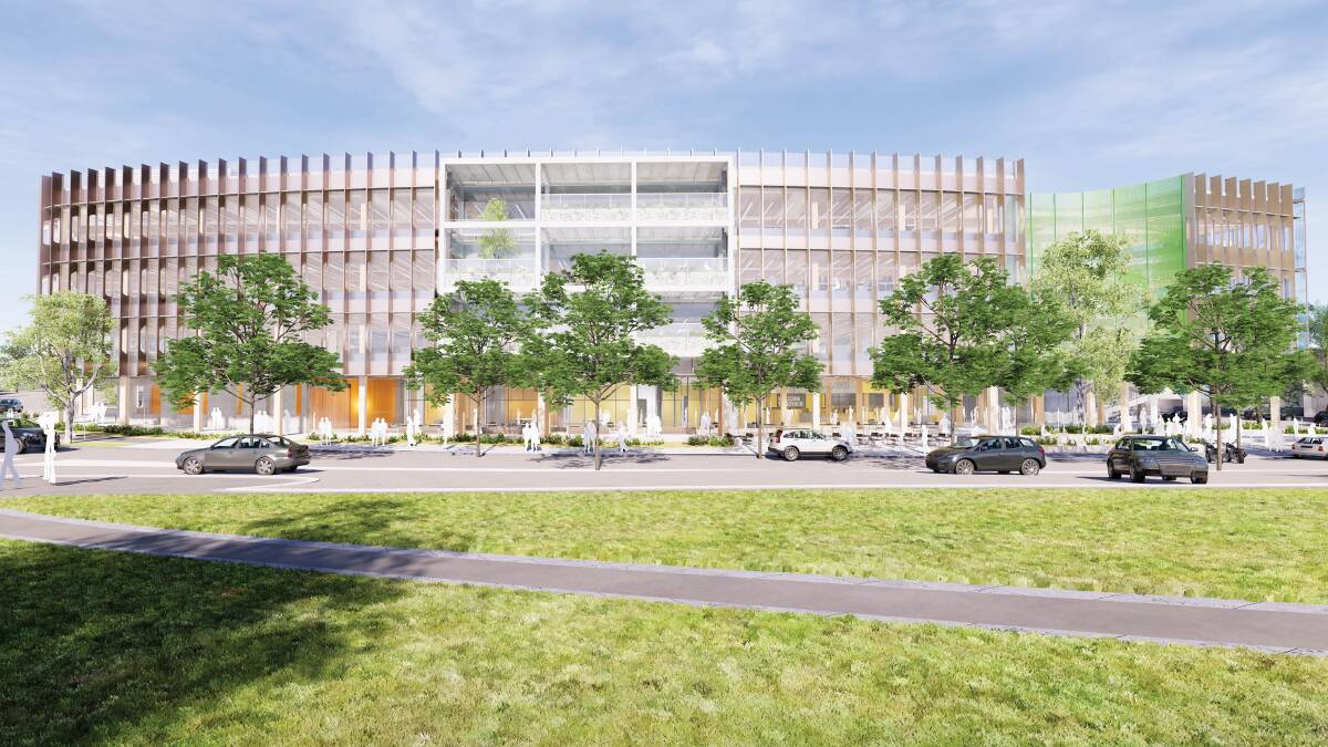 An artist's impression of the proposed $90 million Bendigo GovHub at Lyttleton Terrace. Picture: SUPPLIED
