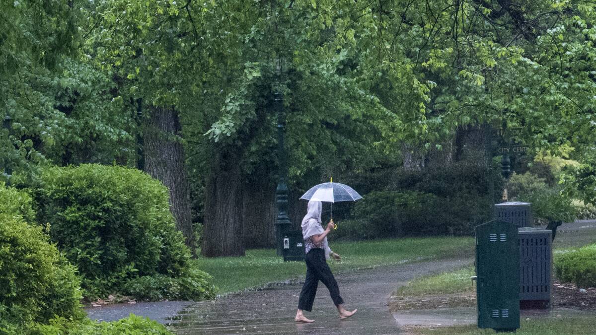 STORMY DAYS: The Bureau of Meteorology said there is a high likelihood that January, February and March 2021 will be wetter than average. Picture: DARREN HOWE 