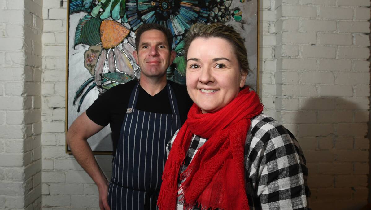 DIFFERENT: Nick and Sonia Anthony's Masons of Bendigo is offering an at home option, with their restaurant closed to dine-in customers. Picture: NONI HYETT 