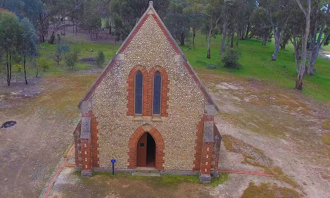 HERITAGE: St Peter's Anglican Church at 367 Dunolloy Road, Carapooee is one of two churches in central Victoria listed for sale. Picture: Supplied 