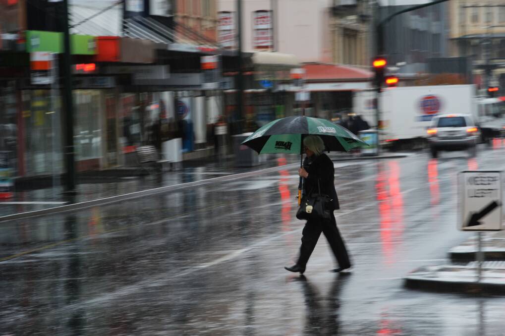 RAIN COMING: Heavy rainfall is expected in central Victoria on Friday. Picture: BRENDAN MCCARTHY