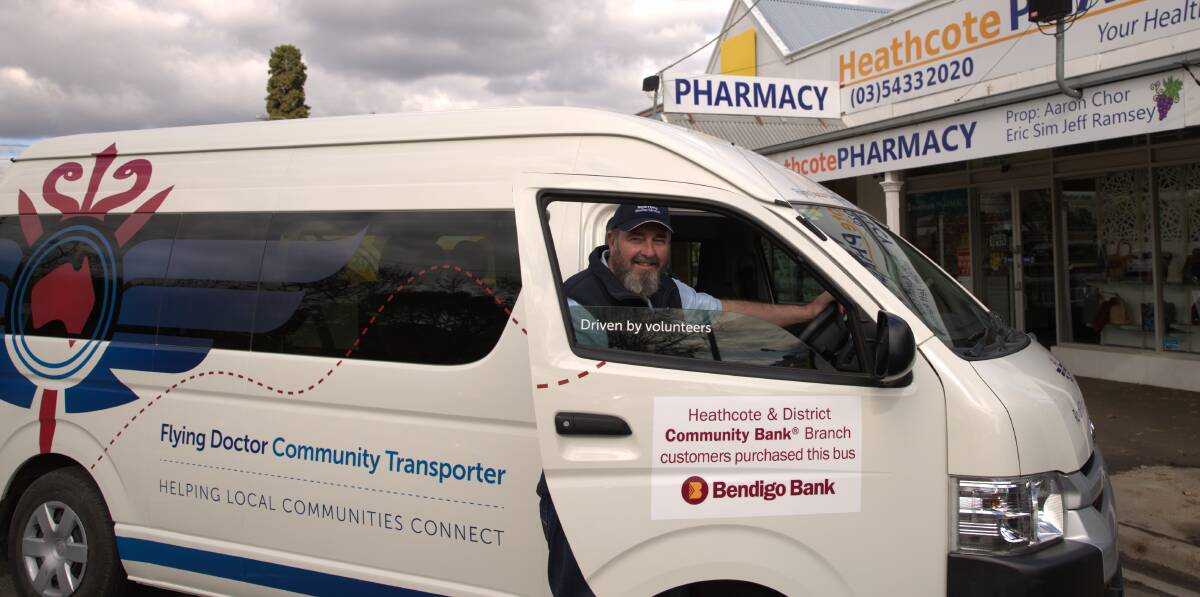 COMMUNITY FIRST: Royal Flying Doctor Service Heathcote community transport volunteer and program coordinator Paul Biskupek said the service is much loved in the community. Picture: Supplied. 