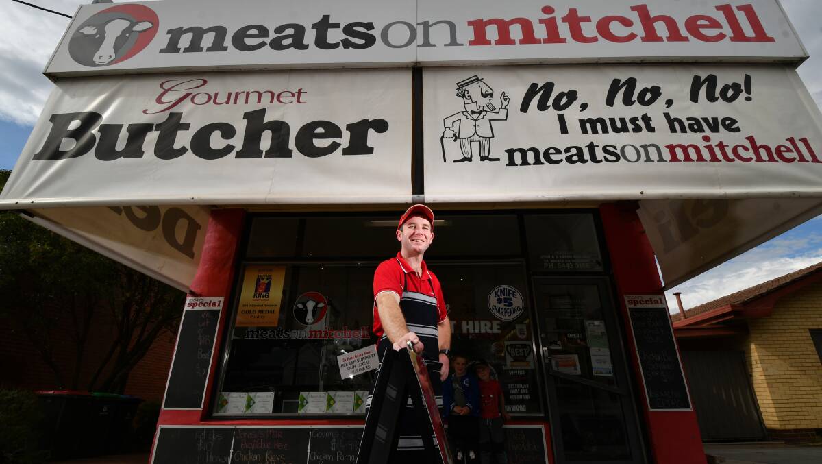 ON THE MENU: Meats on Mitchell owner Joshua Williams said locally sourced kangaroo meat could spur consumer demand. Picture: DARREN HOWE 