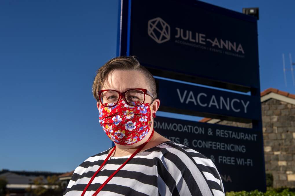 SUPPORT: Julie-Anna Inn owner Kristyn Slattery said more needs to be done to support accommodation providers amid the COVID-19 pandemic. Picture: DARREN HOWE