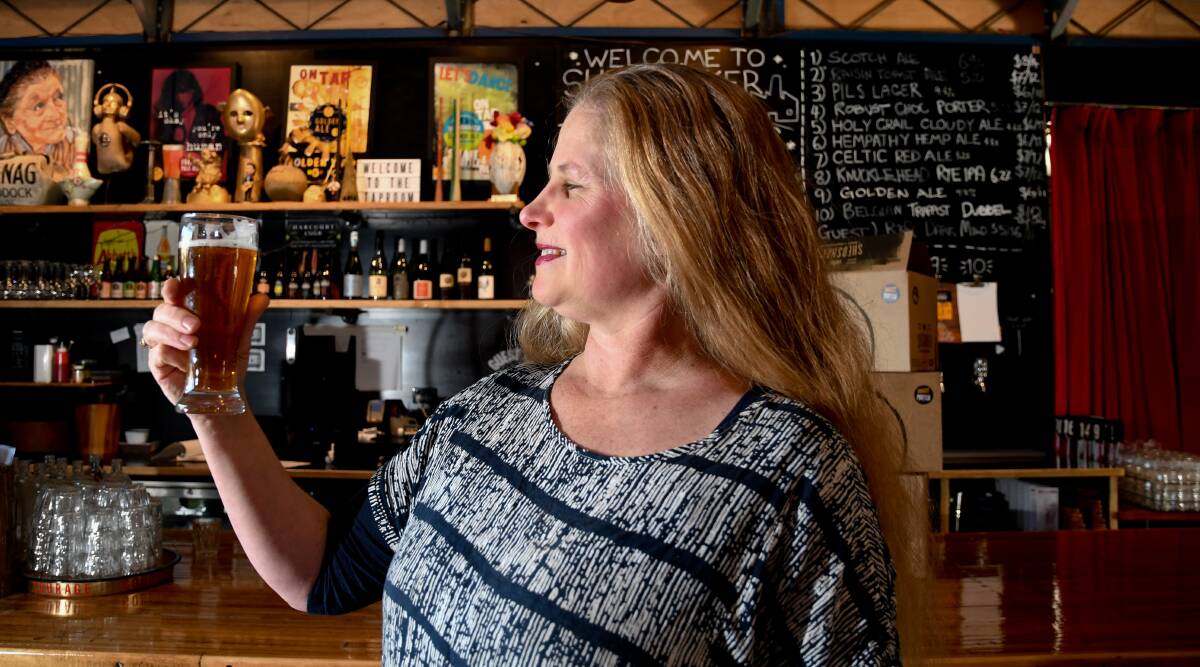 WELL SUPPORTED: Shedshaker Brewing owner Jacqueline Brodie-Hanns is grateful for the support of the local community amid the COVID-19 pandemic. Picture: NONI HYETT