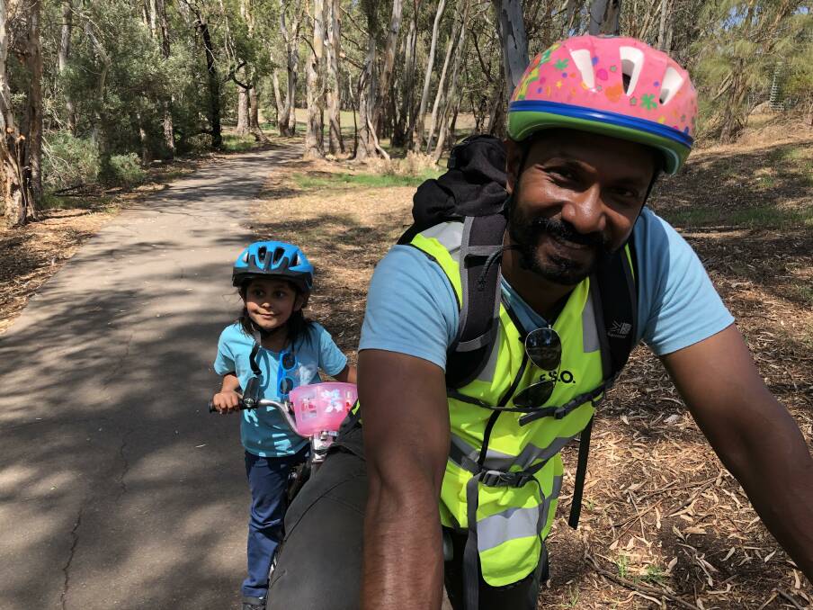 RIDING: Sunny and Arielle enjoying getting out on their bikes and exploring many local trails. Picture: Supplied. 