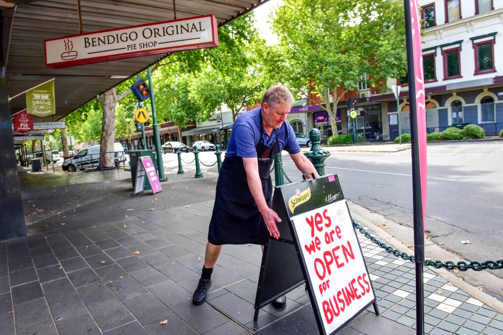 CONSIDERED: City of Greater Bendigo acting chief executive Andrew Cooney an outdoor dining plan "won't be rushed". Picture: BRENDAN MCCARTHY