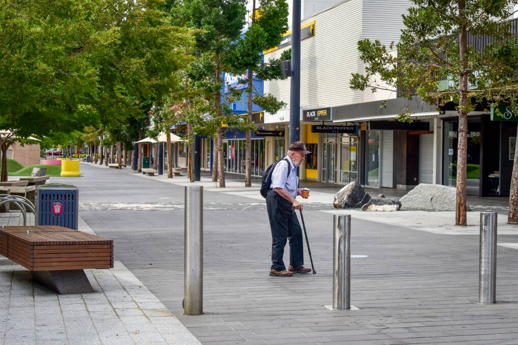 EMPTY: Hargreaves Mall fails to generate more than the odd passer-by. Picture: BRENDAN MCCARTHY