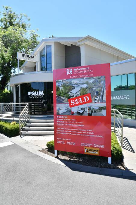 BIG TICKET: Tweed Sutherland First National sold 46-48 Edward Street, Bendigo at auction in mid-December for $4,010,000, as two bidders from Melbourne went toe-to-toe. Picture: NONI HYETT