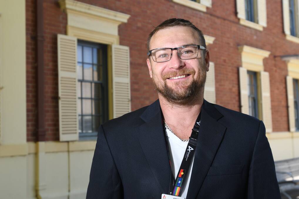 WINNER: Central Victorian youth worker Eddie Jackson has been recognised by Victoria's peak body for child and family services for his work with vulnerable youth in the region. Picture: NONI HYETT 