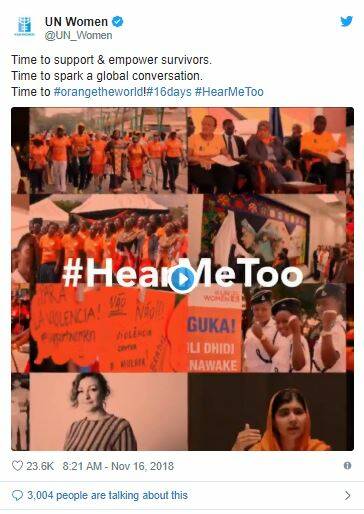 Hear, believe, support: Act to eliminate gender-based violence