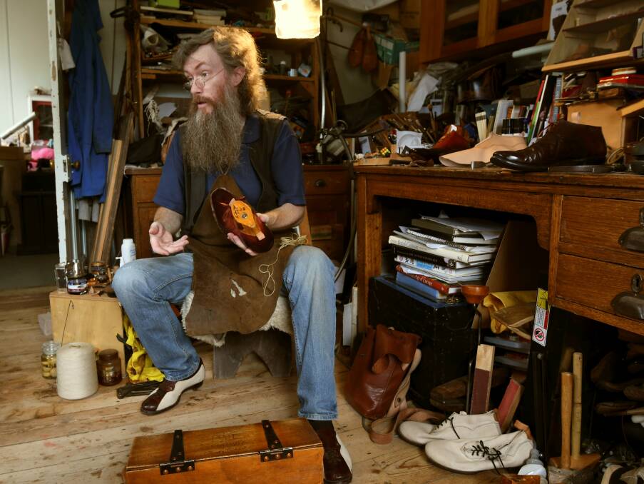 Meet the boot-maker headed to Kyneton fair and his $4000 shoes