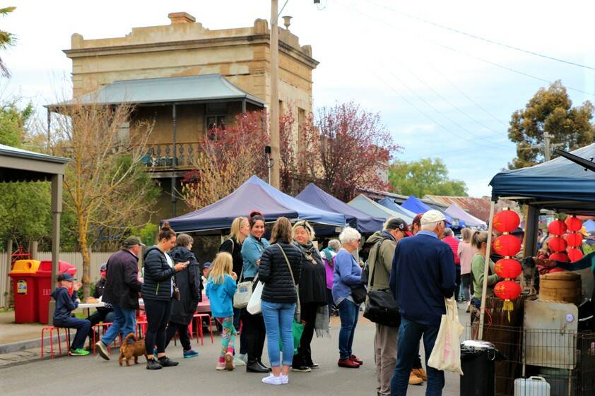 POPULAR EVENT: People gather at the Talbot Farmers' Market in November 2019. Picture: Talbot Farmers' Market
