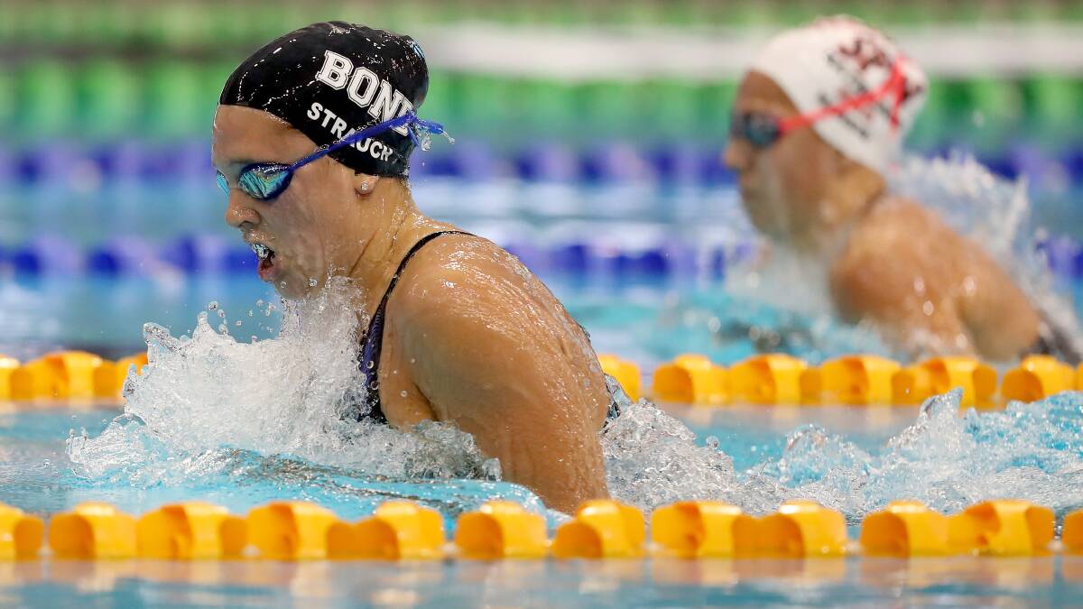 Strauch back in the pool to prepare for Tokyo in 2021