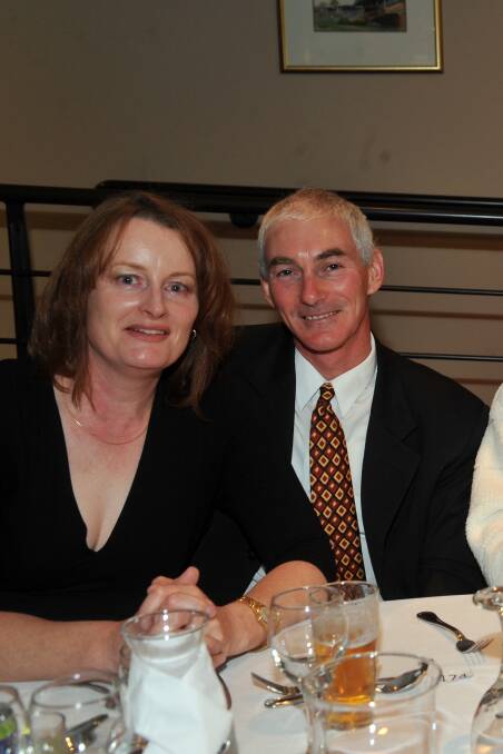 MEMORIES: Deanna and Sean Mott at the Bendigo Horse of the Year awards in 2011.
