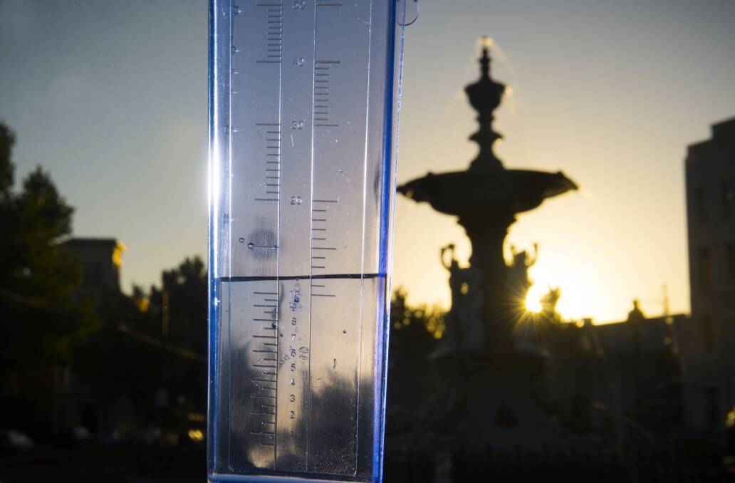 WEATHER WATCH: Here's hoping those of us in central Victoria with a rain gauge need to empty it more often in 2019 compared to 2018. Picture: DARREN HOWE