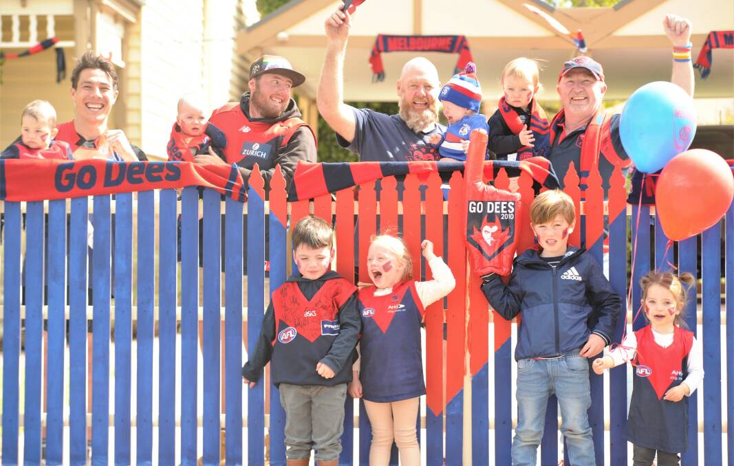 The Meade and Balnaves families are pumped up for the AFL grand final.