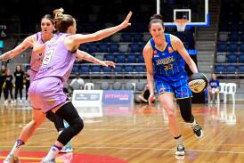 Kelsey Griffin will be back on court for the Bendigo Spirit in Adelaide on Saturday night. Picture by Brendan McCarthy