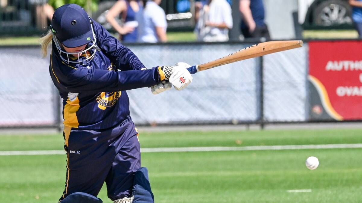 Kate Shallard was a key player with bat and ball for Bendigo. Picture by Darren Howe