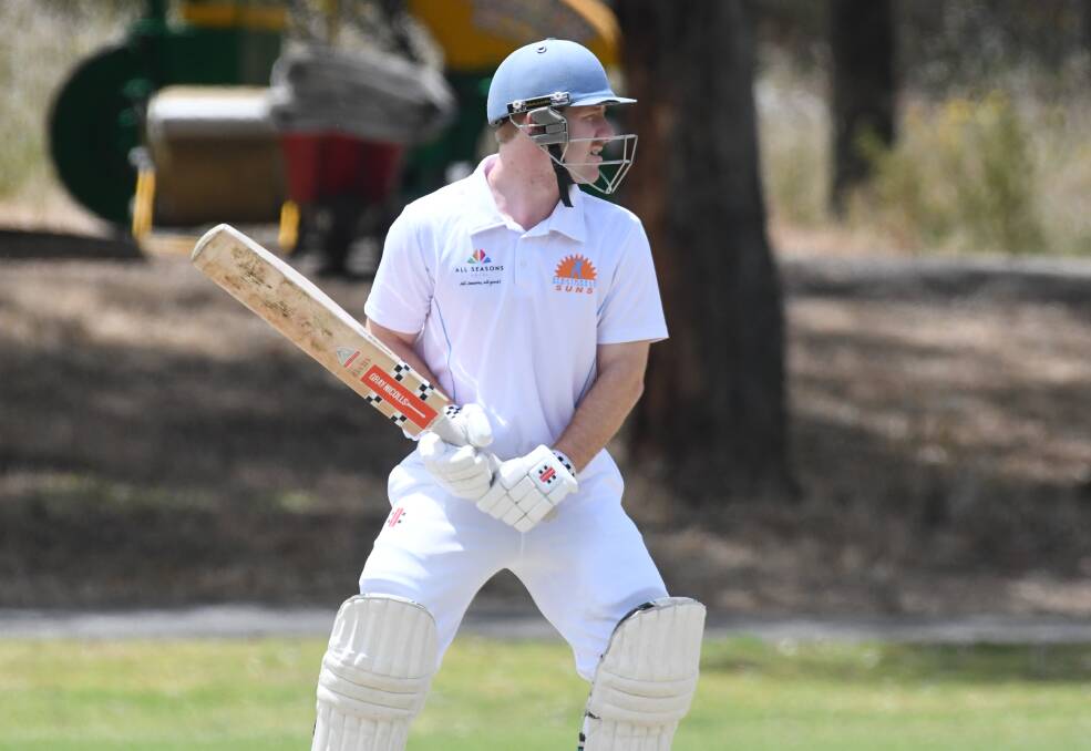 Daniel Clohesy on his way to 95 against White Hills on Saturday. Picture: ADAM BOURKE
