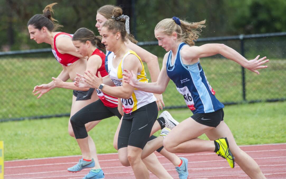 SPEEDY: Sprinters came to the fore in Saturday's Athletics Bendigo meeting at Flora Hill.
