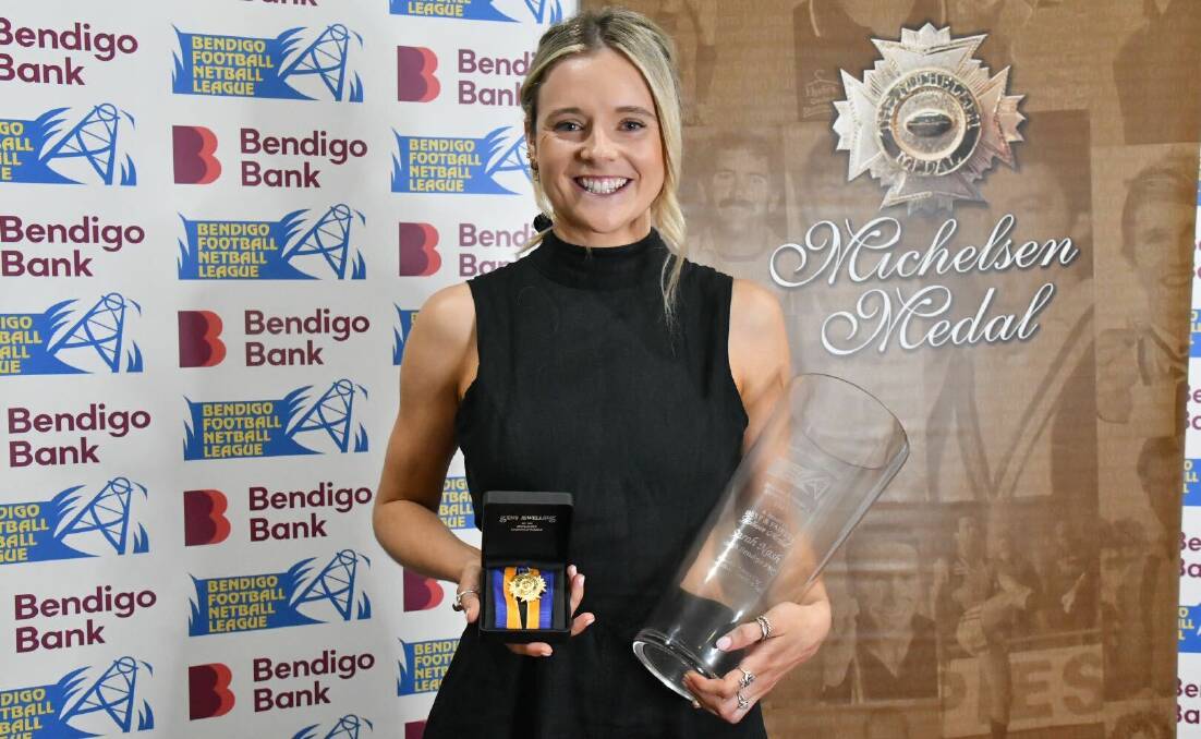 South Bendigo's Sarah Nash had a standout season in A-reserve netball. Picture by Noni Hyett