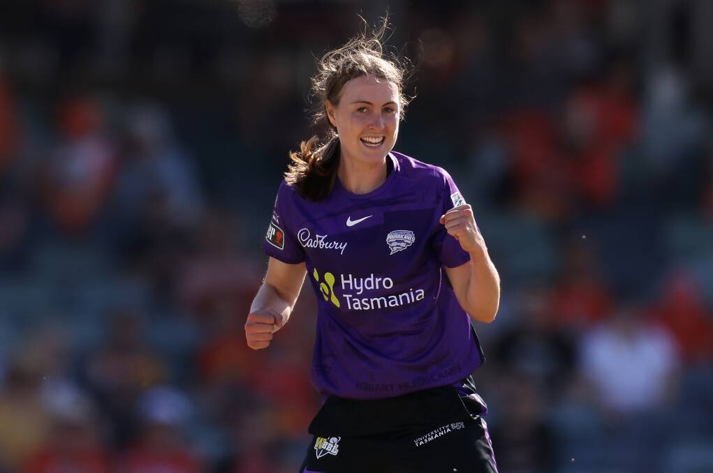 PUMPED UP: After a superb WBBL season with the Hobart Hurricanes, Tayla Vlaeminck is primed for her second Ashes campaign. Picture: GETTY IMAGES