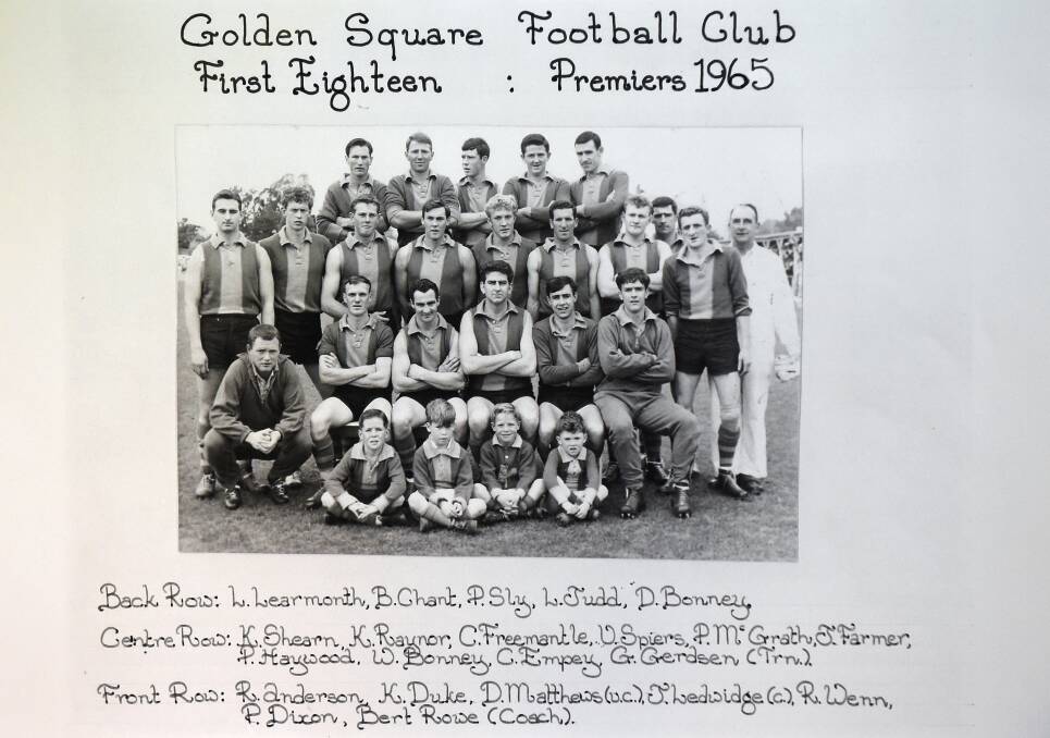 John Ledwidge led Golden Square's 1965 team to a premiership.