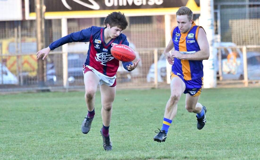 Sandhurst and Golden Square finished third and second respectively on the BFNL senior ladder. Picture: NONI HYETT