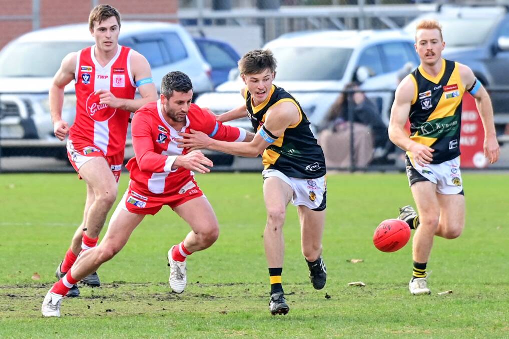 South Bendigo coach Nathan Horbury has done a wonderful job with the Bloods. Picture: BRENDAN McCARTHY