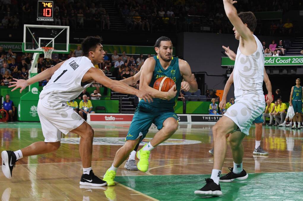BACK ON DECK: Chris Goulding will be one of the players to watch for the Boomers in Monday night's game against Kazakhstan in Bendigo.