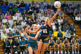 The Bendigo Strikers are reaching for the stars in their inuagural season in the Victorian Netball League. Picture by Enzo Tomasiello