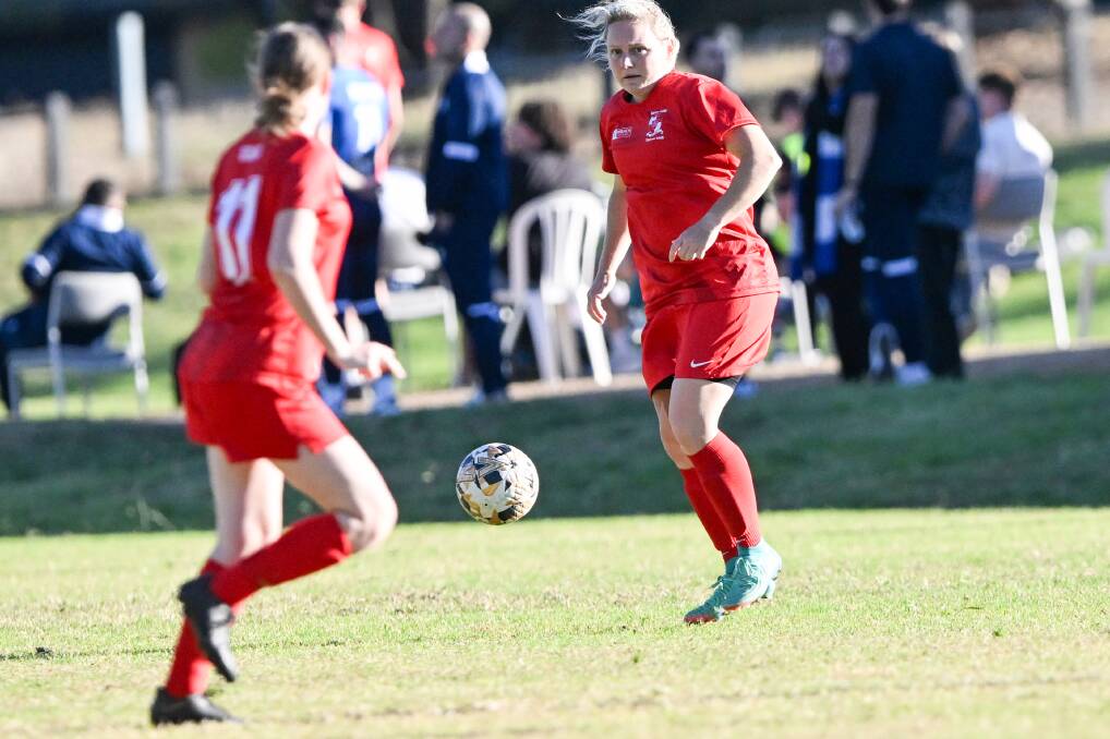 Paige Conder scored the winning goal for Spring Gully against Shepparton United. Picture by Darren Howe