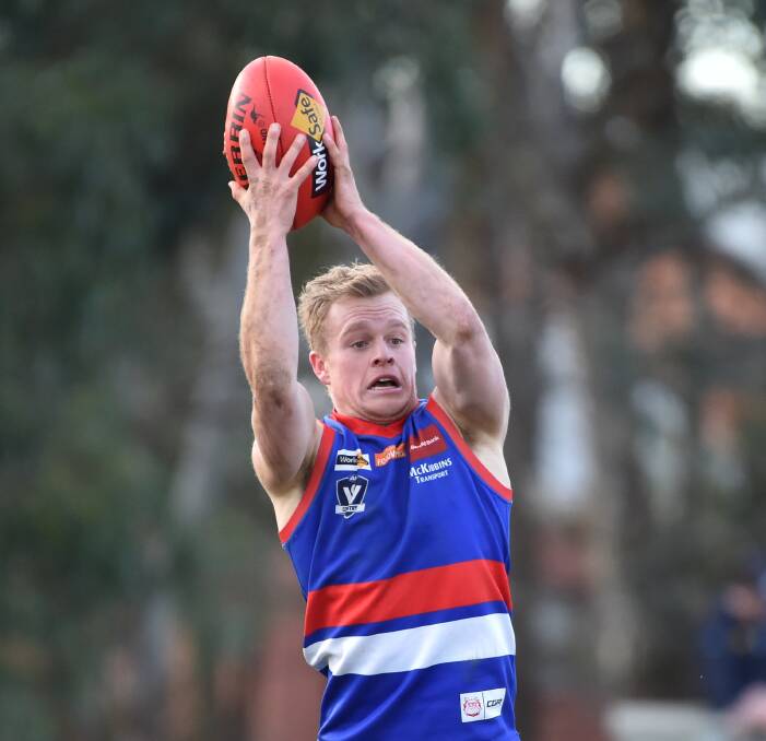 POSSESSIONS: Ethan Minns won plenty of the ball against Golden Square.
