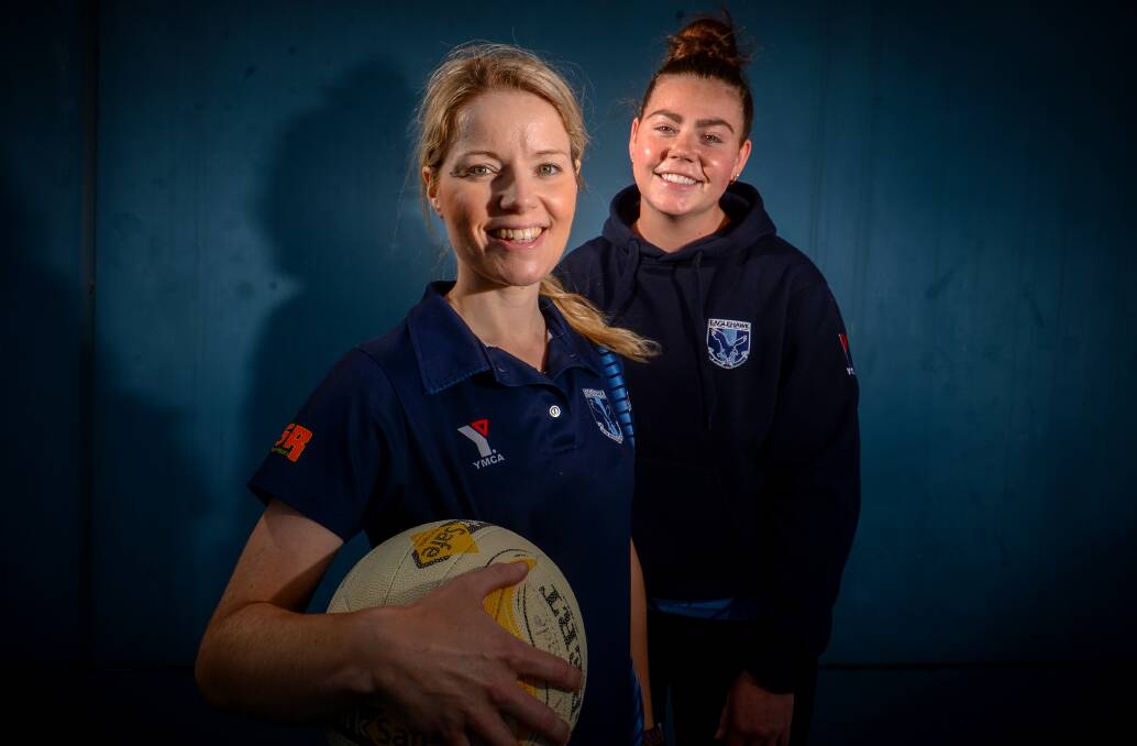 NEW ERA: Eaglehawk will enter the 2022 BFNL season with two new joint coaches at the helm, with Eleisha Saunders and Elley Lawton taking over the reins. Picture: DARREN HOWE