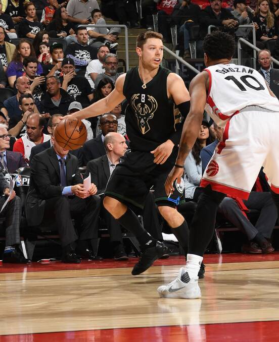 CRUCIAL ROLE: Matthew Dellavedova on his way to 11 points.