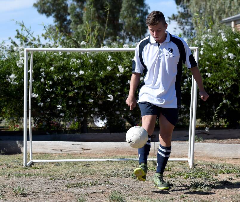 SILKY SKILLS: Epsom teenager Curtis Baker is one of the best under-16 futsal players in Australia.