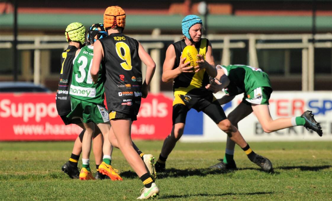Rochester edged out Kangaroo Flat by 16 points last Sunday. Picture: ADAM BOURKE