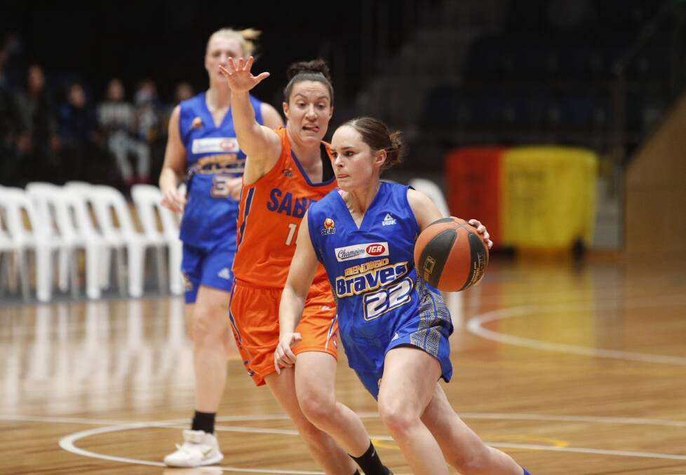 FRESH CHALLENGE: Bendigo Braves star Kelly Wilson and the rest of the club will play in a new state league comptition in 2019. Picture: GLENN DANIELS