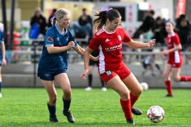 Tatura proved too good for Eaglehawk in the Bendigo Amateur Soccer League's Female Football Round. Picture by Enzo Tomasiello