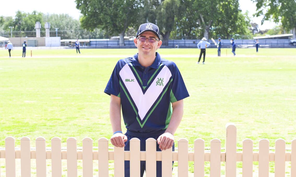 Victoria Country under-19 captain Todd Murphy on familiar territory at the QEO. Picture: NONI HYETT