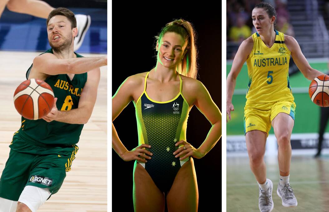 ELITE COMPANY: Matthew Dellavedova, Jenna Strauch and Tessa Lavey. Pictures: GETTY IMAGES, AAP