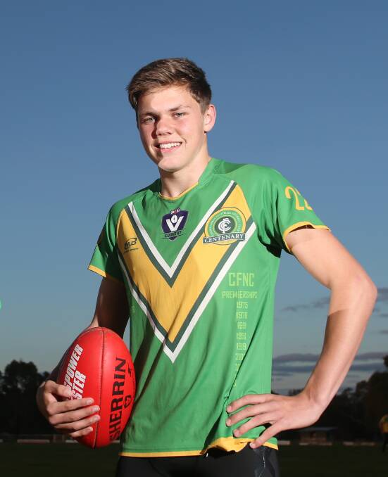 HONOUR: Cooper Hamilton is one of 21 players in the AFL Academy squad.